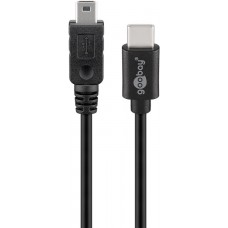 Laidas USB C - USB mini (K-K) 0.5m Goobay